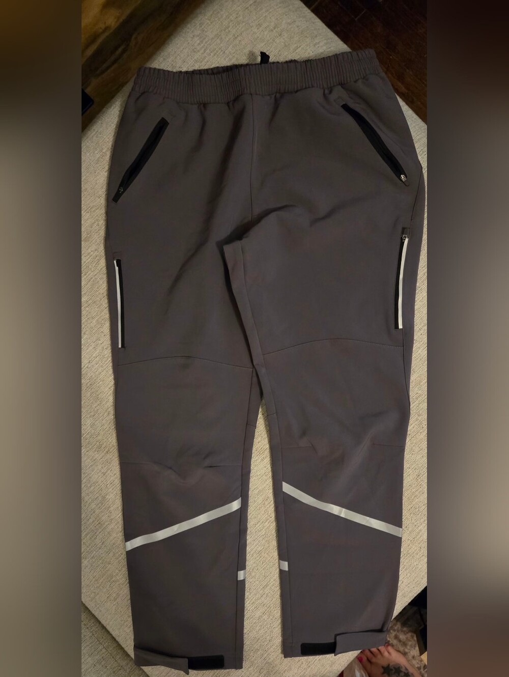 Baleaf Men's Dark Gray Reflective Joggers